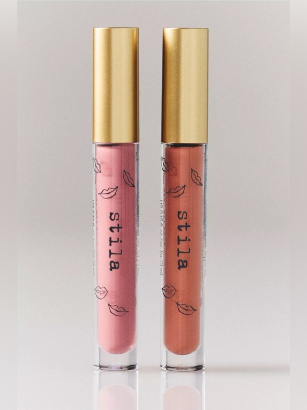 New with Box Stila Kisses Make Me Happy Stay All Day Liquid Lipstick Duo